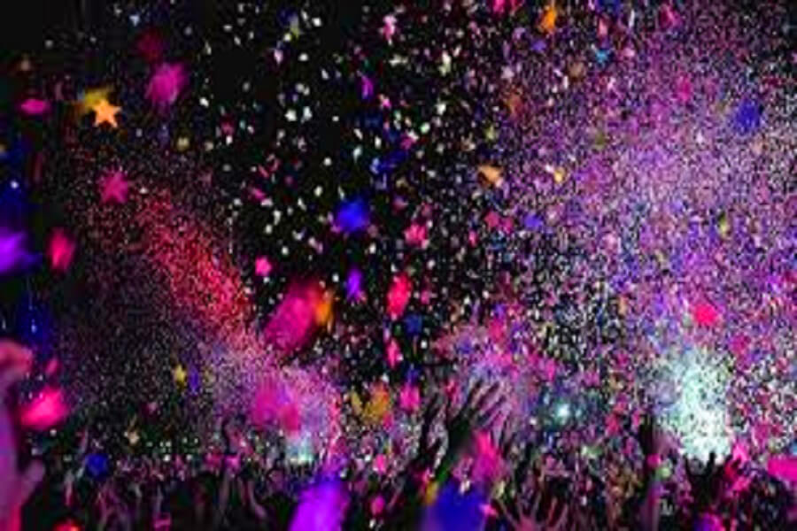 Laser show entertainment for events